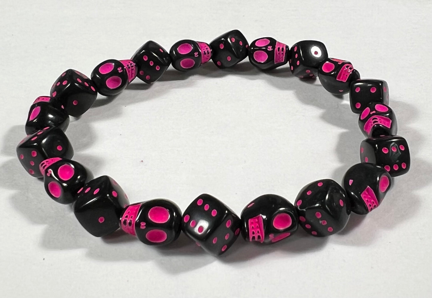 Skull & Dice Magenta