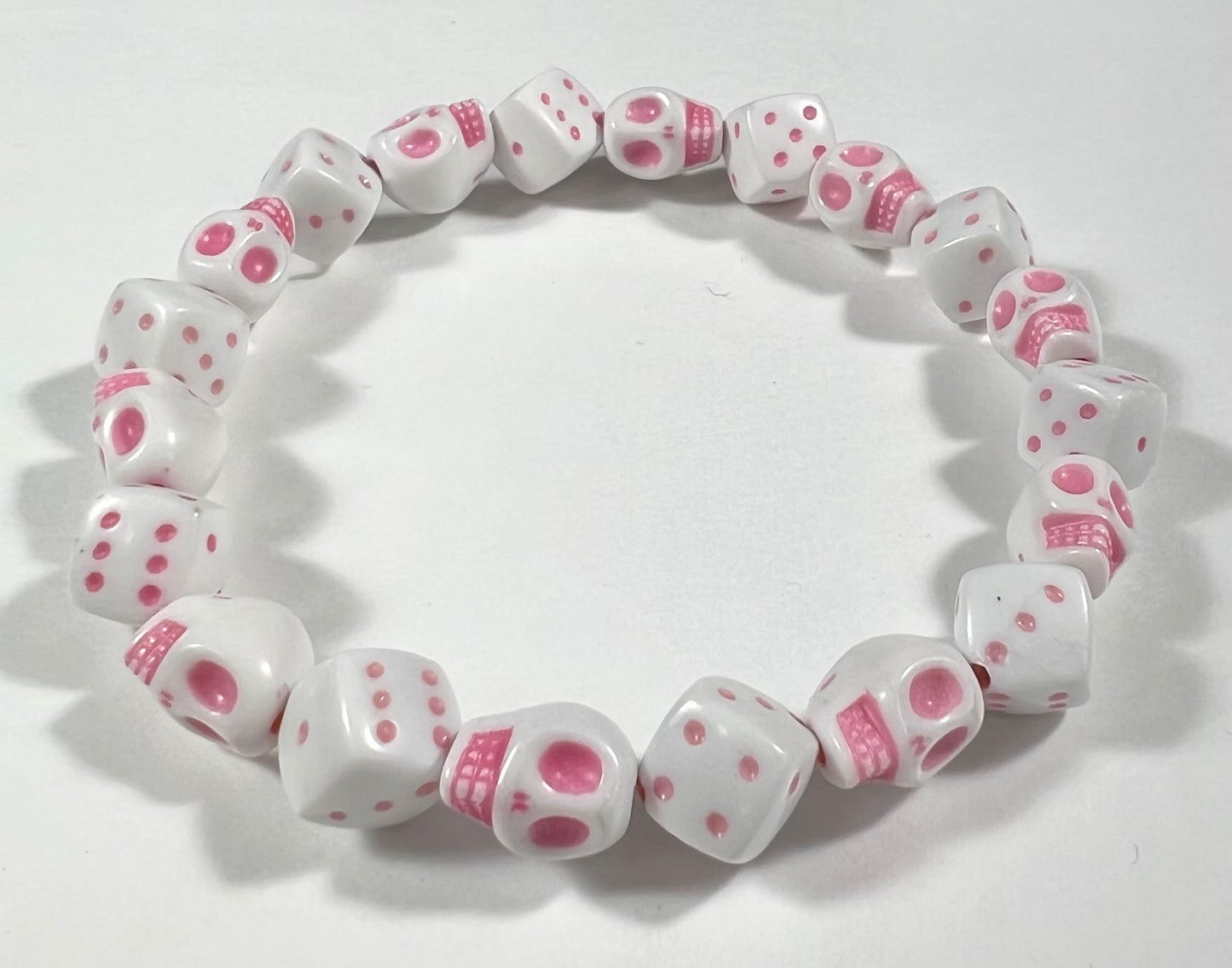 Skull & Dice Pink
