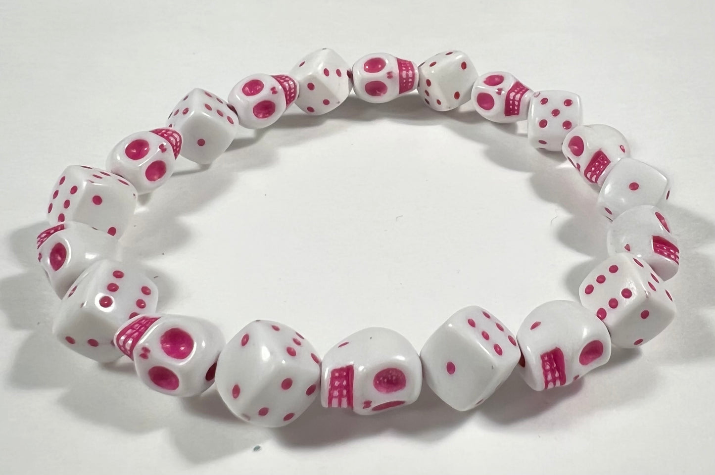 Skull & Dice Magenta