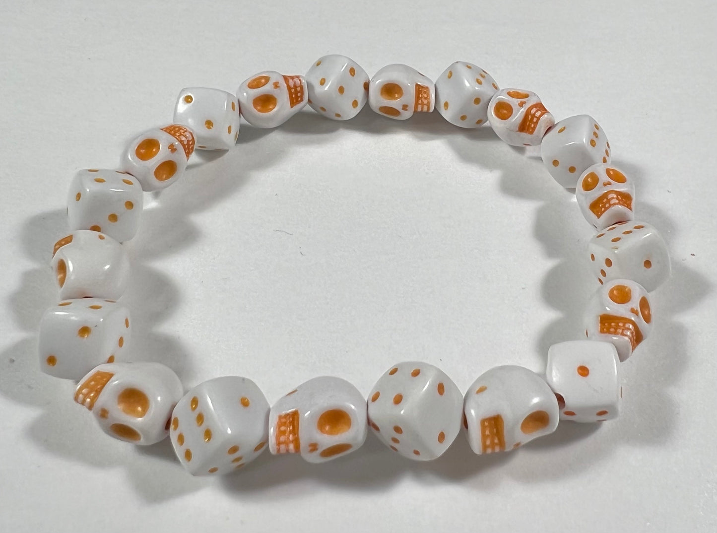 Skull & Dice Orange