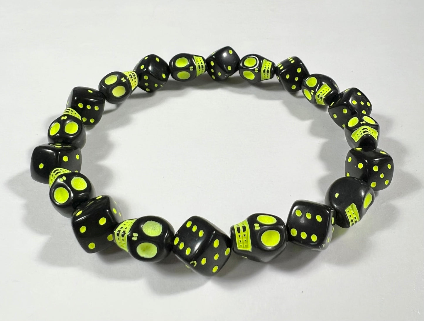 Skull & Dice Yellow