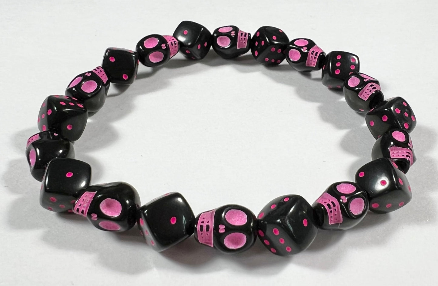 Skull & Dice Pink