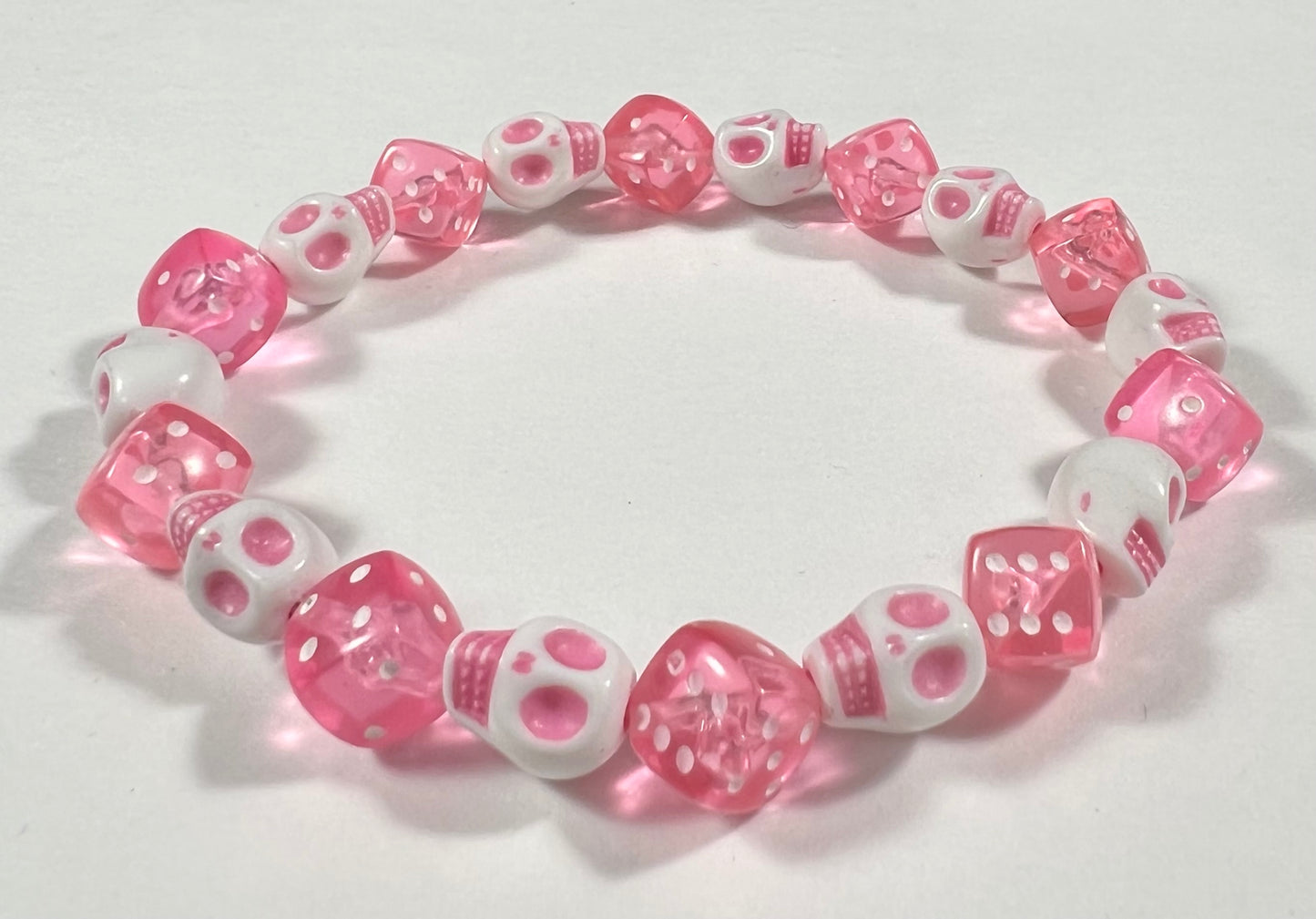 Skull & Dice Pink