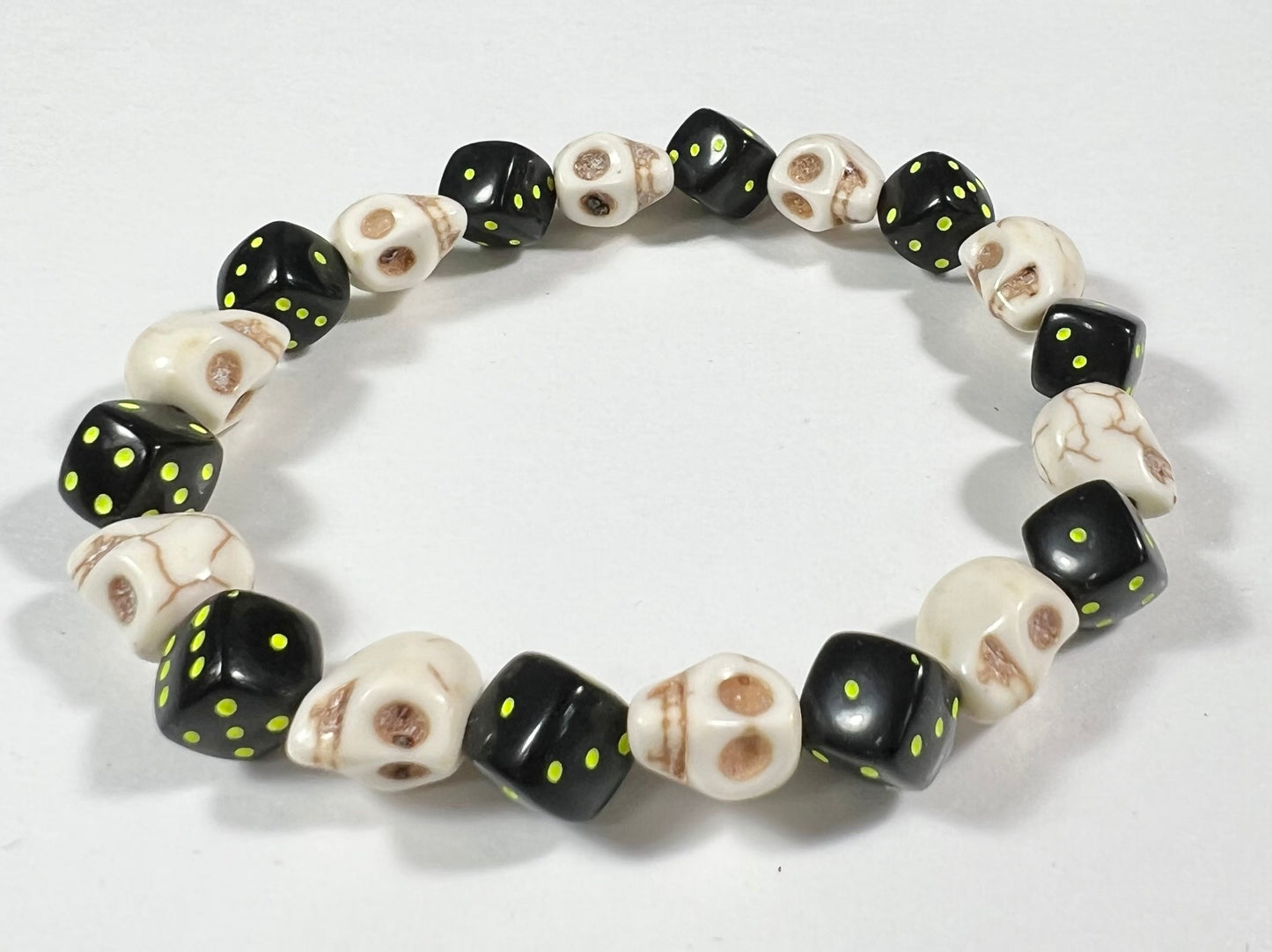 Skull & Dice Yellow