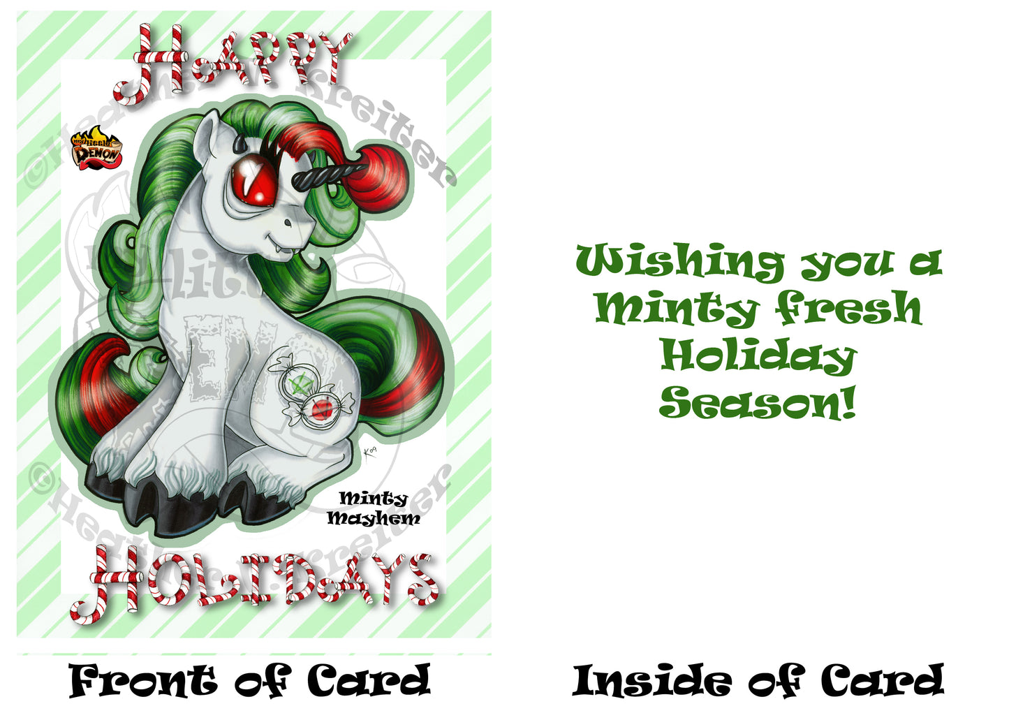Minty Mayhem Holiday Cards