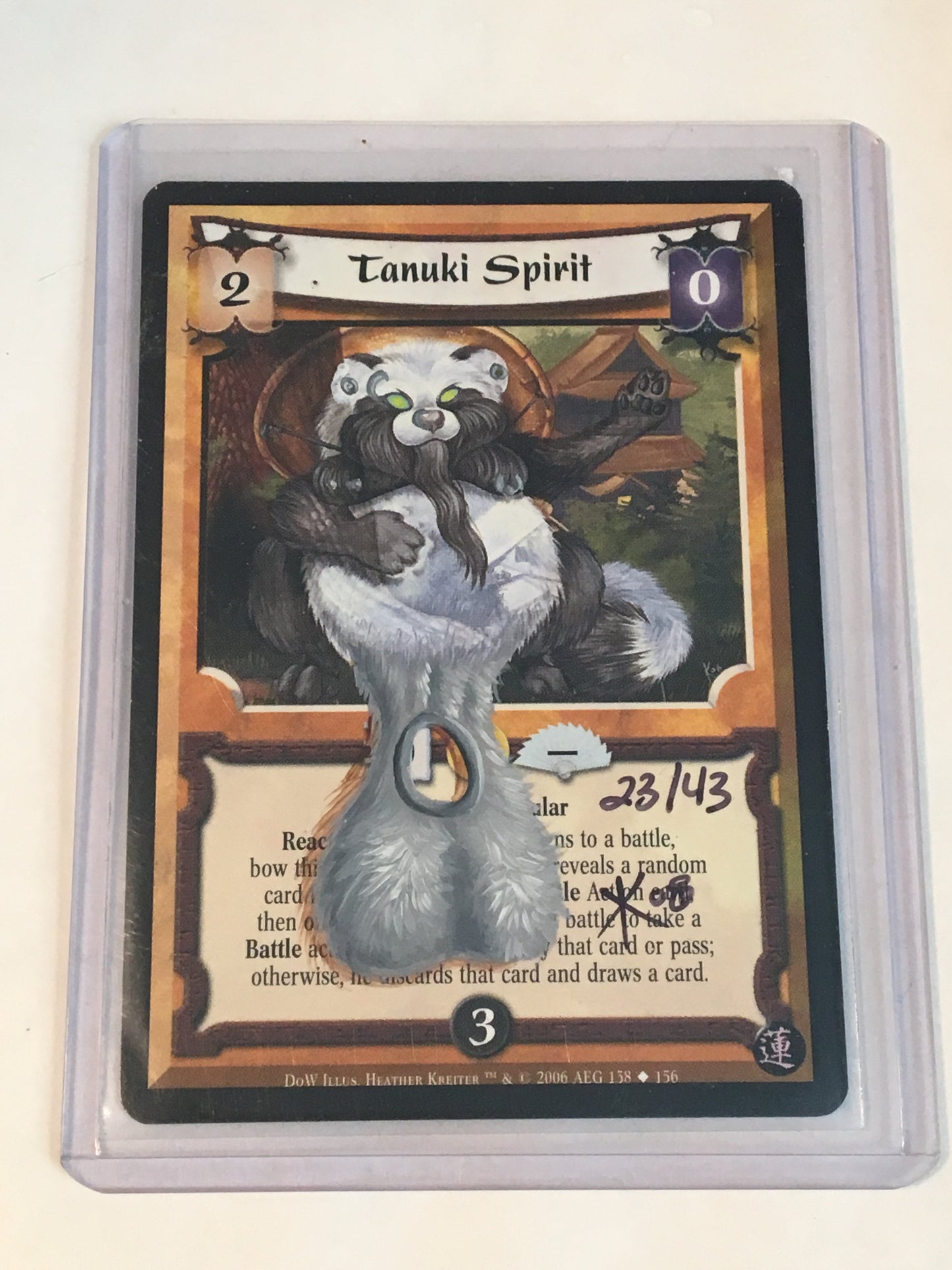 Tanuki Nuts / Painted Cards