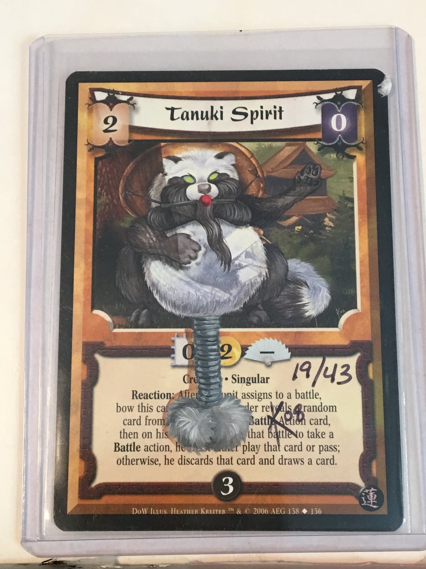 Tanuki Nuts / Painted Cards