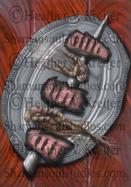 Unicorn Steaks Print