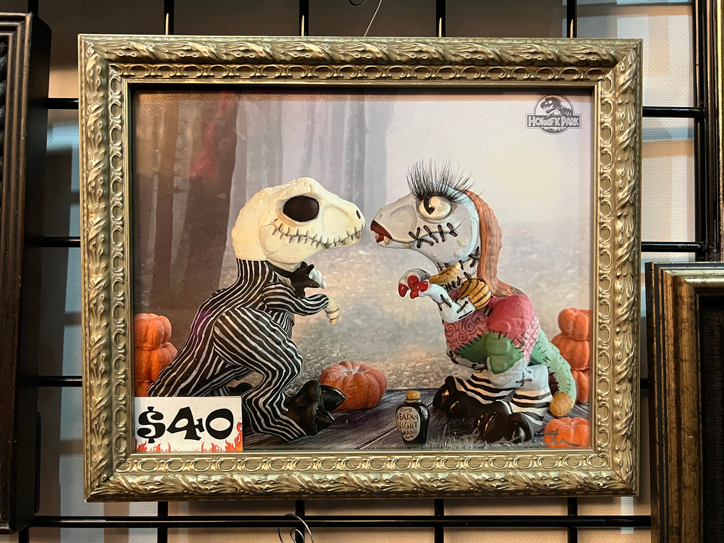 8x10 Jack & Sally (Silver Frame)