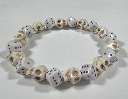 Skull & Dice Purple
