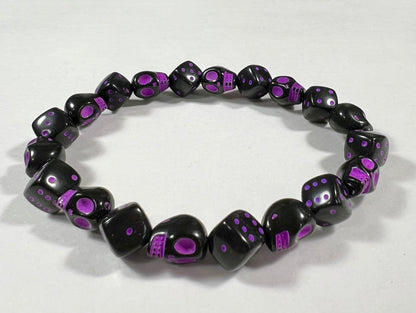 Skull & Dice Purple