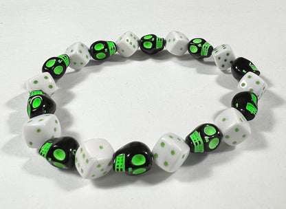 Skull & Dice Green