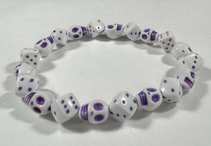 Skull & Dice Purple