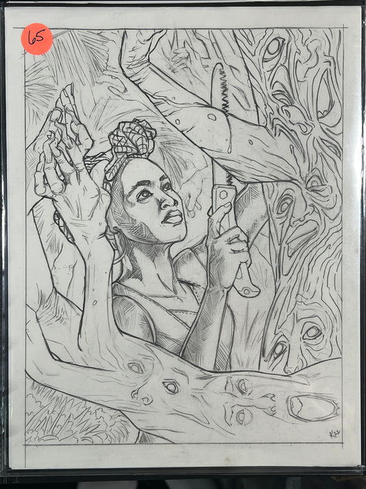 VTES: Neserian Original Sketch