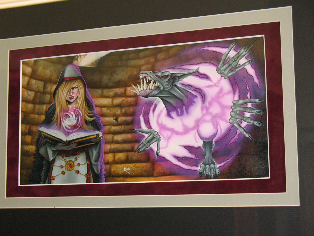 Astral Blast / Summon Planar Sketch & Painting