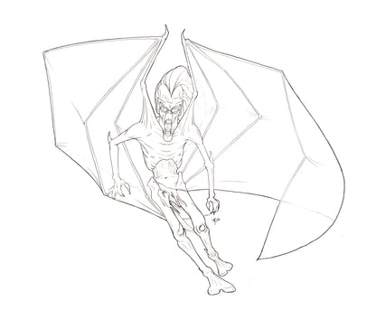 WoD: Changing Breeds - Jersey Devil Sketches