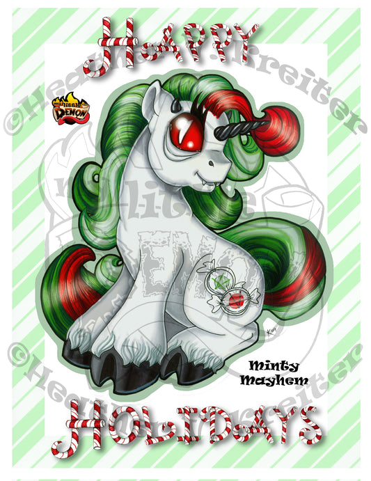 Minty Mayhem Holiday Cards