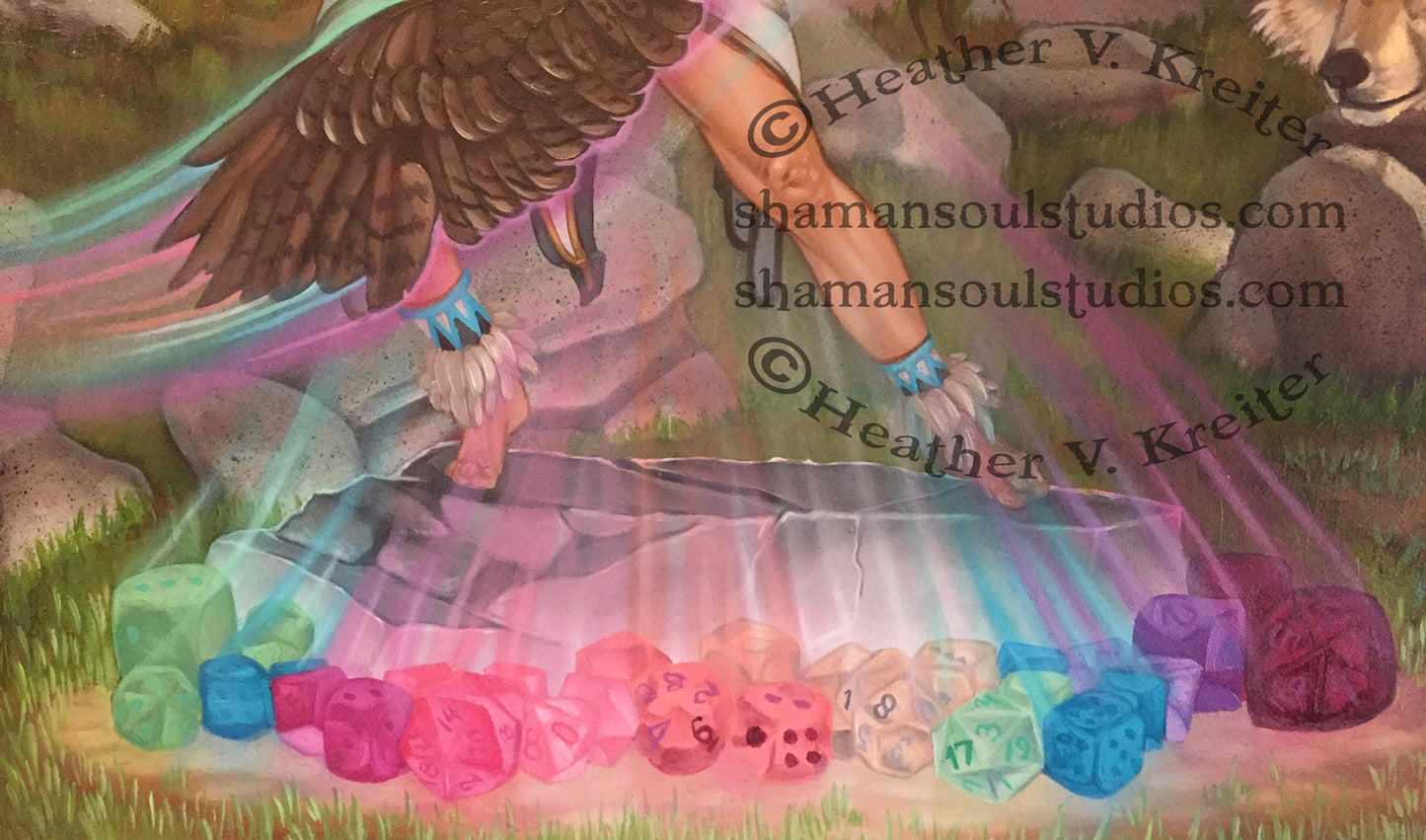 Shaman's Soul: Drawing the Dragon Painting