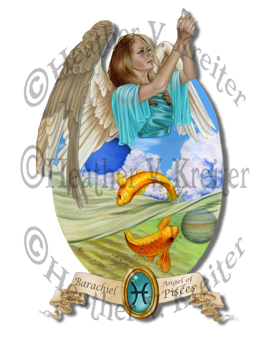 Angel of Pisces Prints