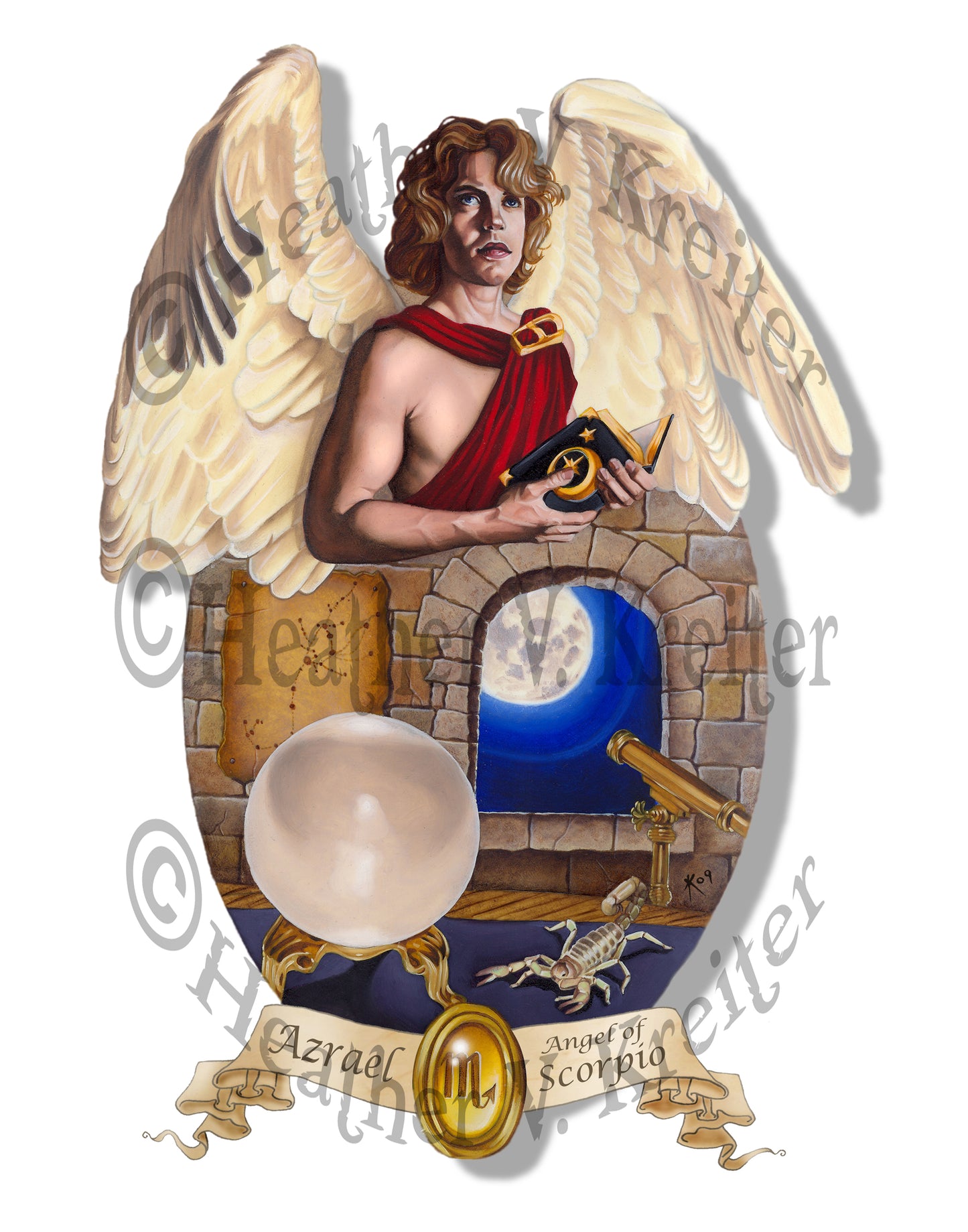 Angel of Scorpio Prints