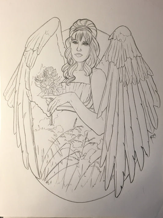 Angel of Virgo Sketch