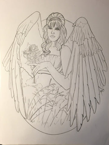 Angel of Virgo Sketch