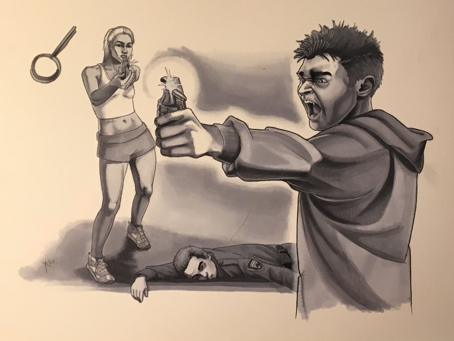 WoD: Monte Cook The Awakening Drawing