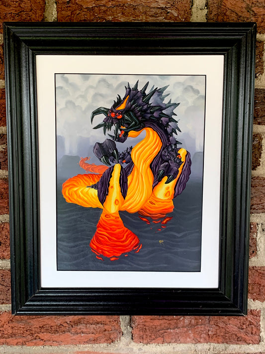 Lava Beast Painting