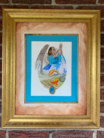 Angel of Pisces Painting