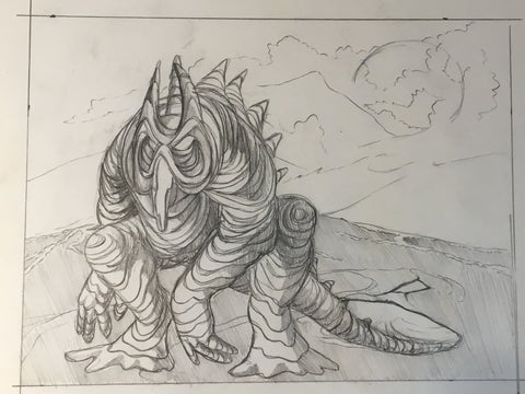 Basalt Gargoyle (Rejected Sketch)