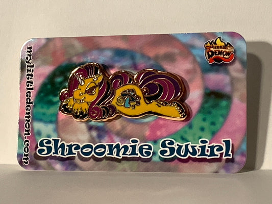 Shroomie Swirl Pin