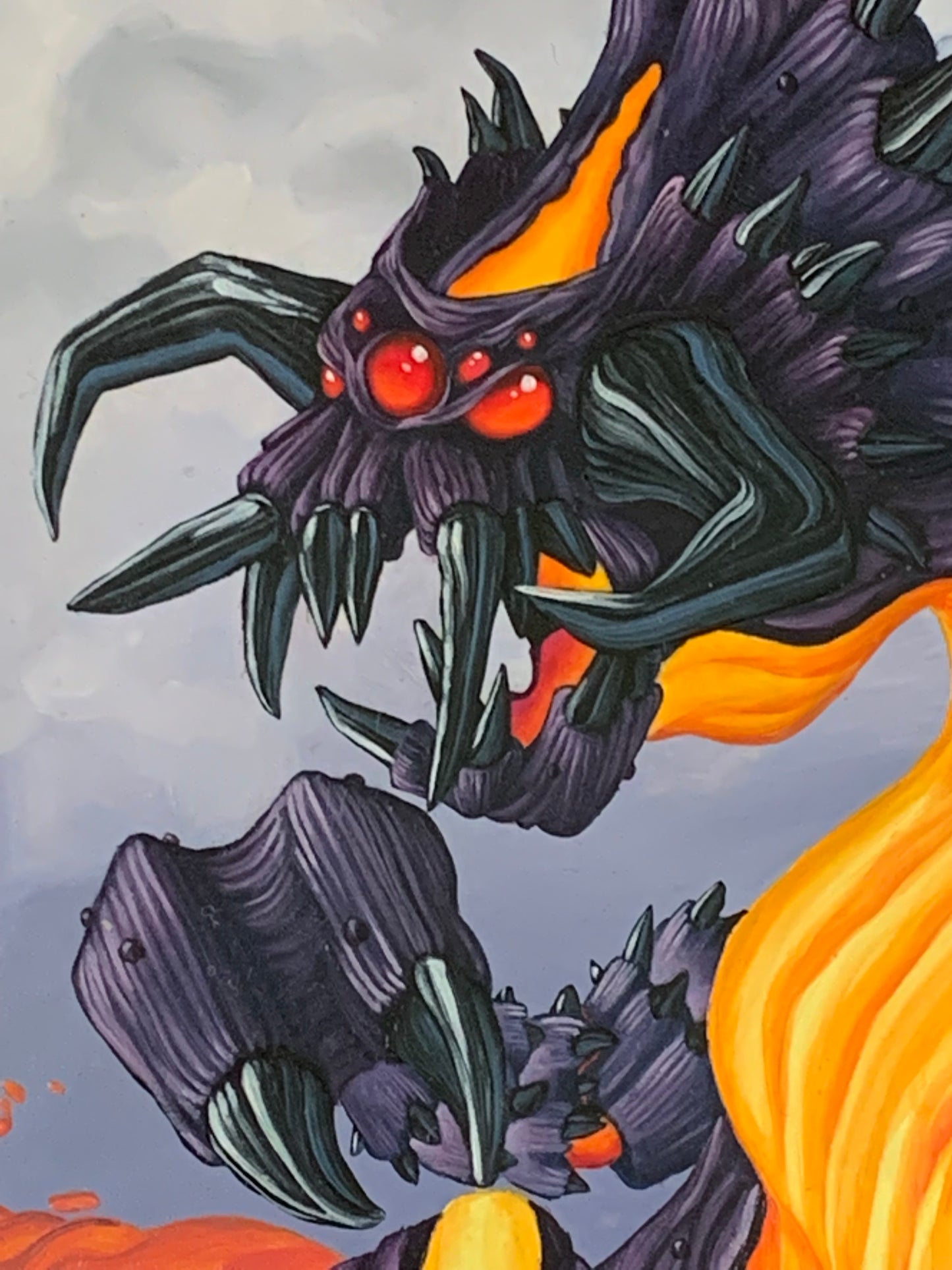 Lava Beast Painting