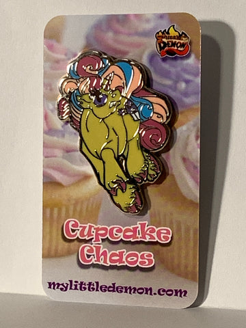 Cupcake Chaos Pin