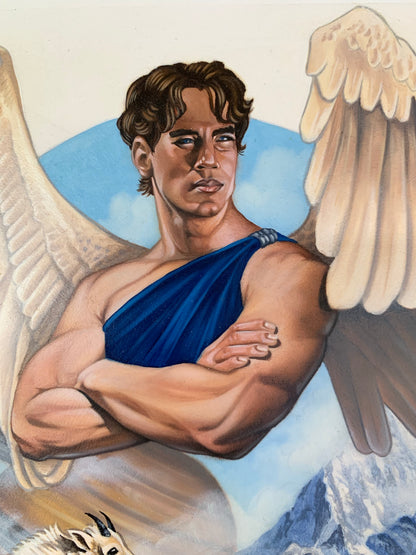 Angel Of Capricorn Painting
