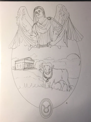 Angel of Taurus Sketch