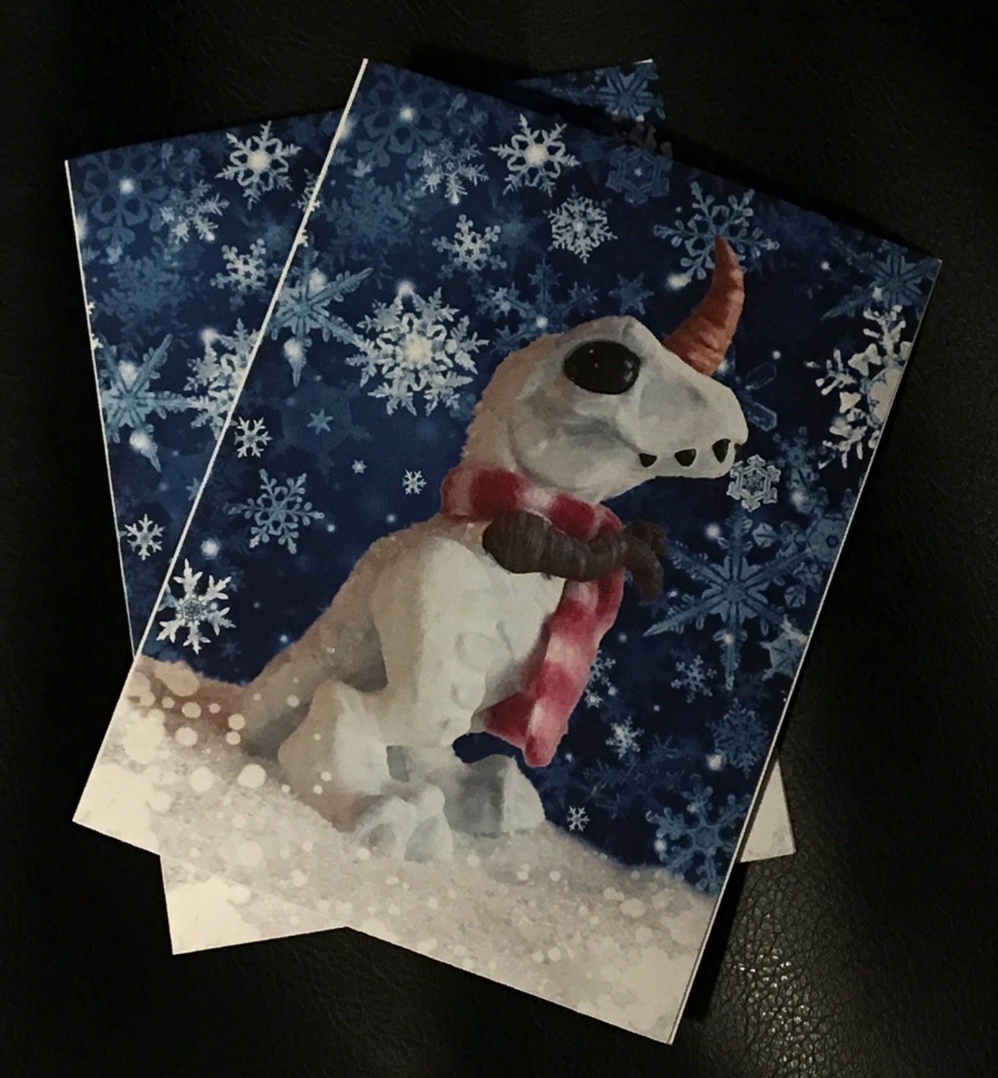 Holiday T-Rexs Greeting Cards