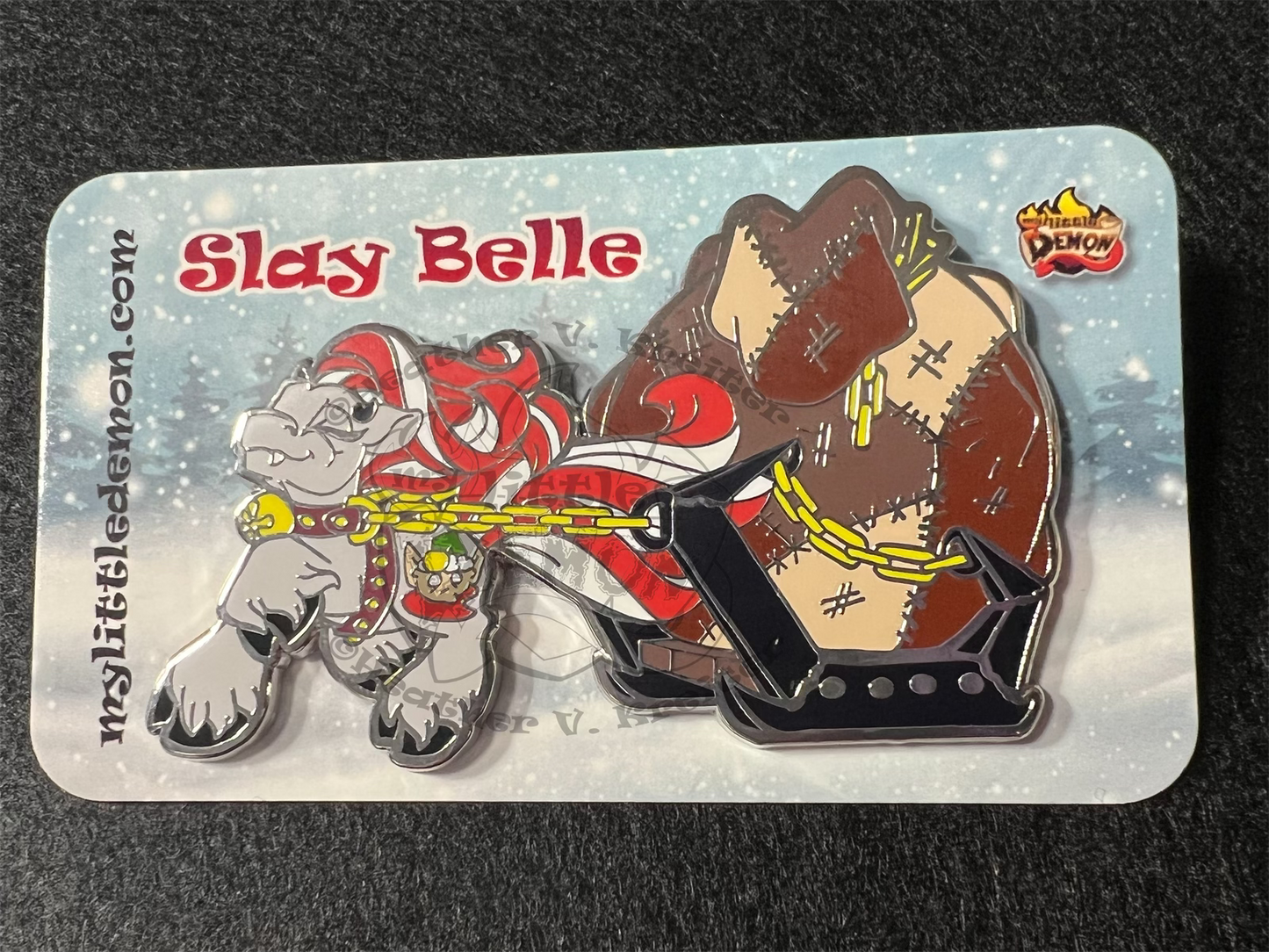 Krampus & Slay Belle Pins