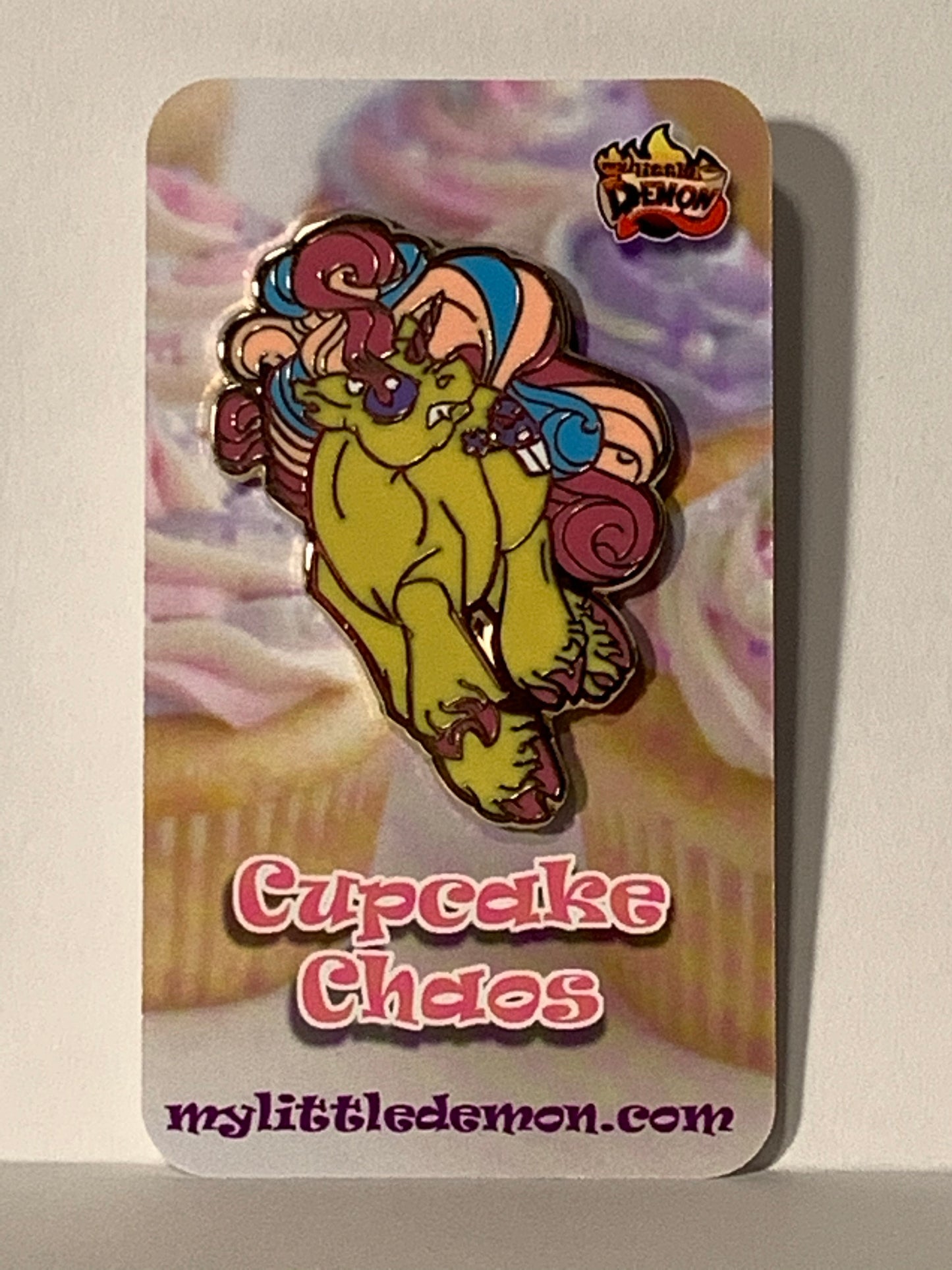 Cupcake Chaos Pin