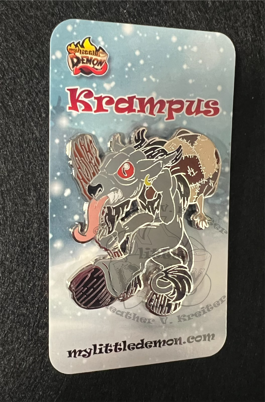 Krampus & Slay Belle Pins