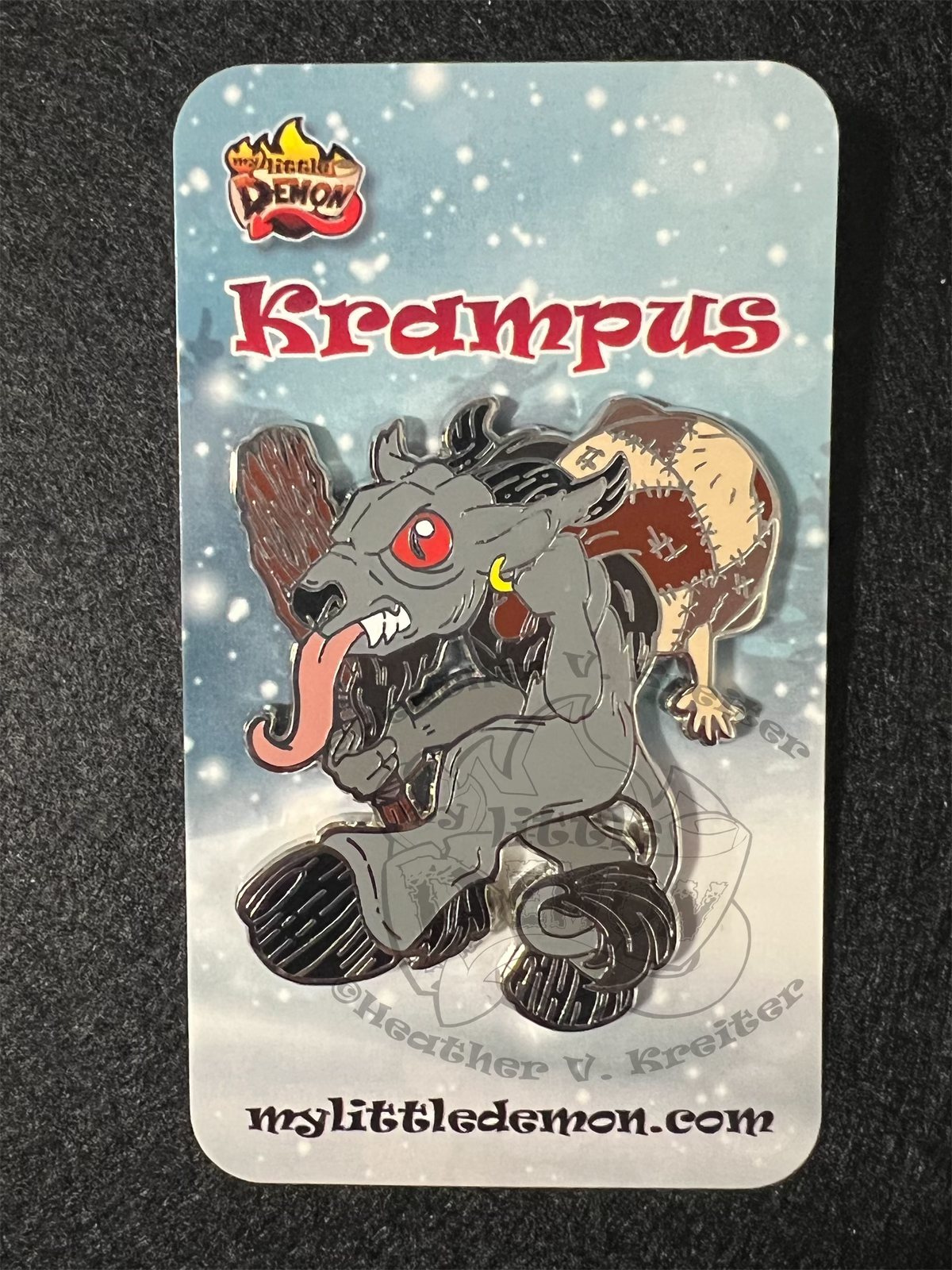 Krampus & Slay Belle Pins